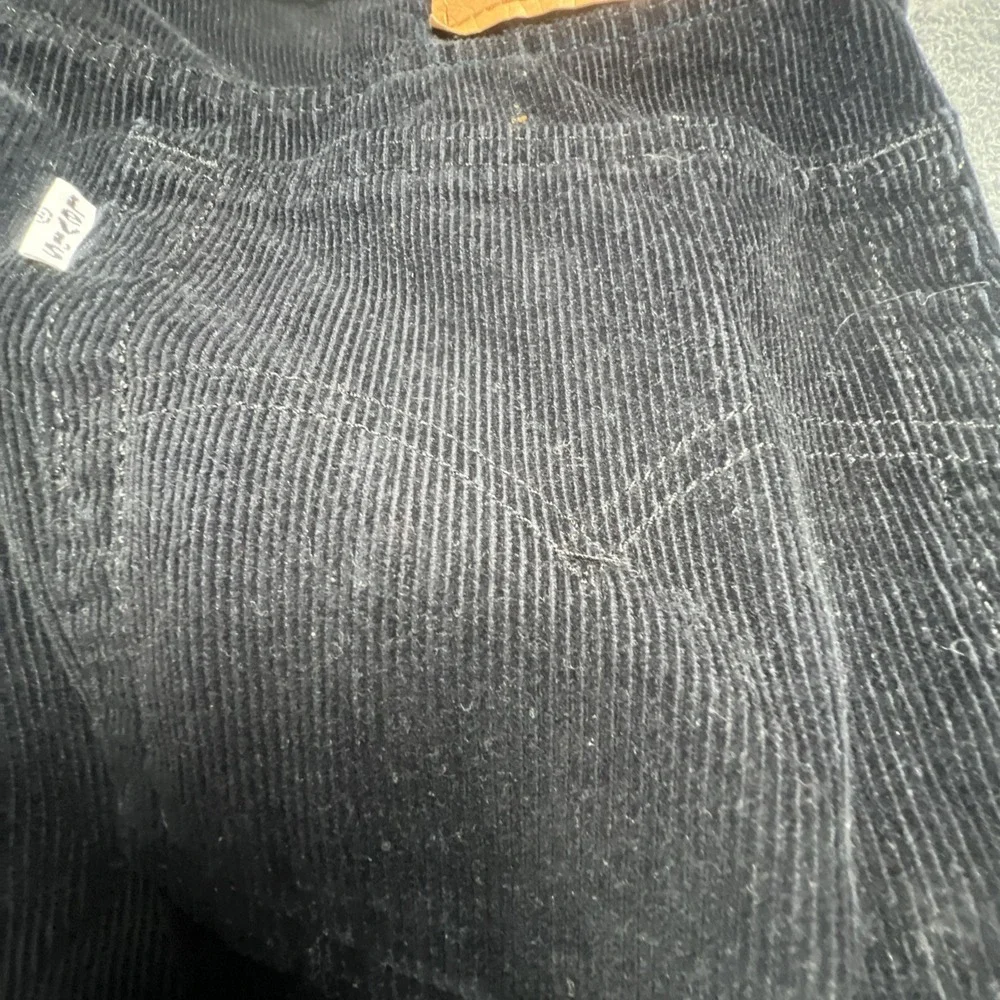 Levi's 514 Corduroy Pants 34x32 Navy Blue Fine‎ Wale Men's Jeans Baggy